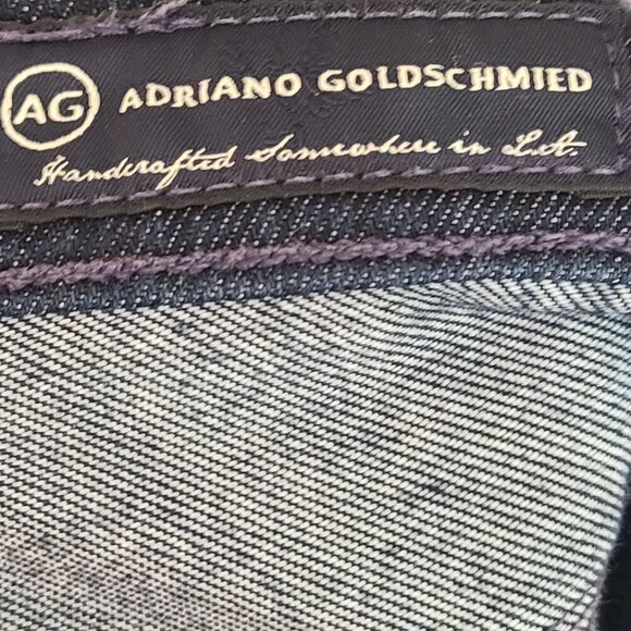 Adriano Goldschmeid Women's Stevie Slim Straight Jeans Blue Size 34x28 size 10 - Picture 7 of 8